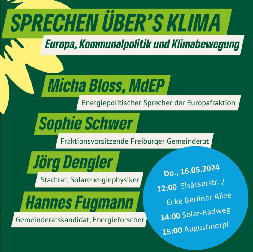 Sprechen übers Klima mit Micha Bloss (Grünen)