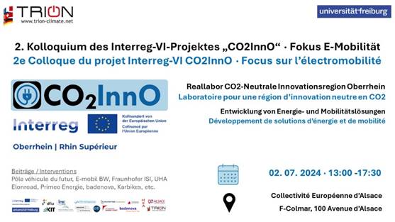 2. Kolloquium des Interreg-Projektes CO2InnO - Fokus E-Mobilität
