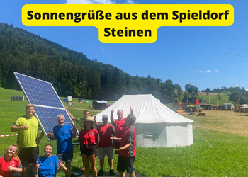 Solarmodule des fesa e.V. finden innovativen Einsatz im Spieldorf Steinen