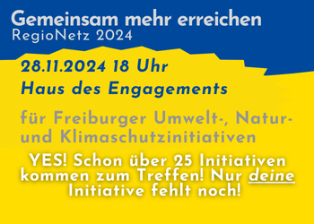 Gemeinsam mehr erreichen – Einladung zum RegioNetz-Treffen 2024